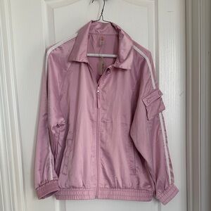 Mono B Light Pink Zip-Up Jacket